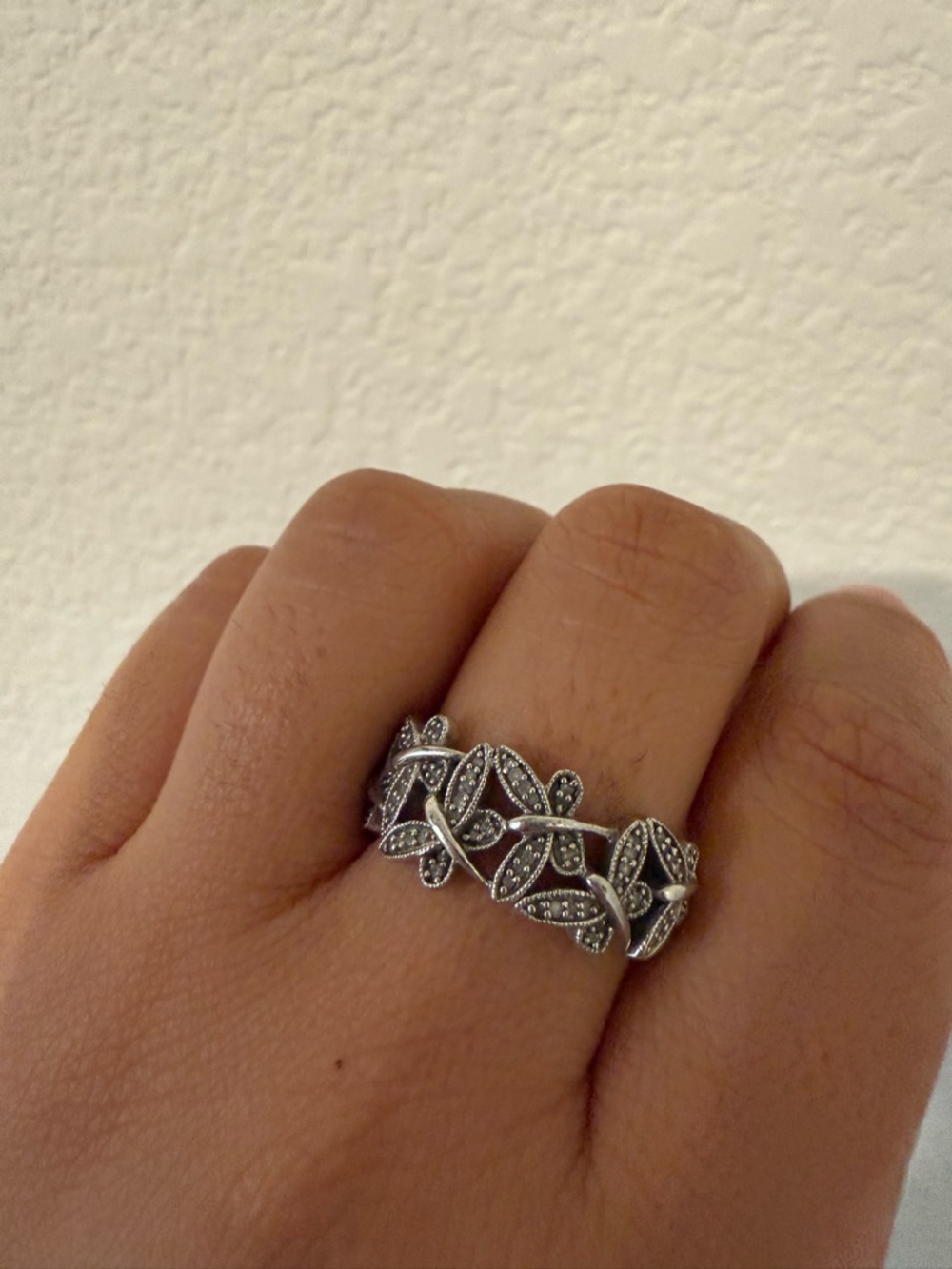 Intricate Sterling Silver butterfly Band Ring - Women Jewelry